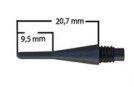 Bull‘s Longl.Tips kz schw.  6mm 100st  art.80060711
