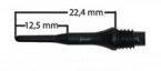Bull‘s Tefo X Tips schw. 6mm 100st  art.80061711